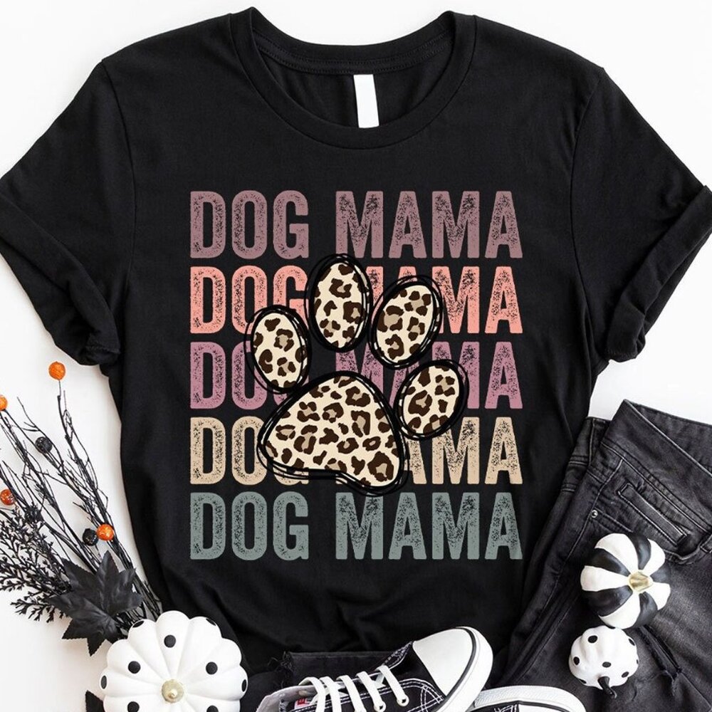 Dog Mom Shirt, Dog Mom Gifts, Mothers Day Gift, Retro Dog Mama T-Shirt